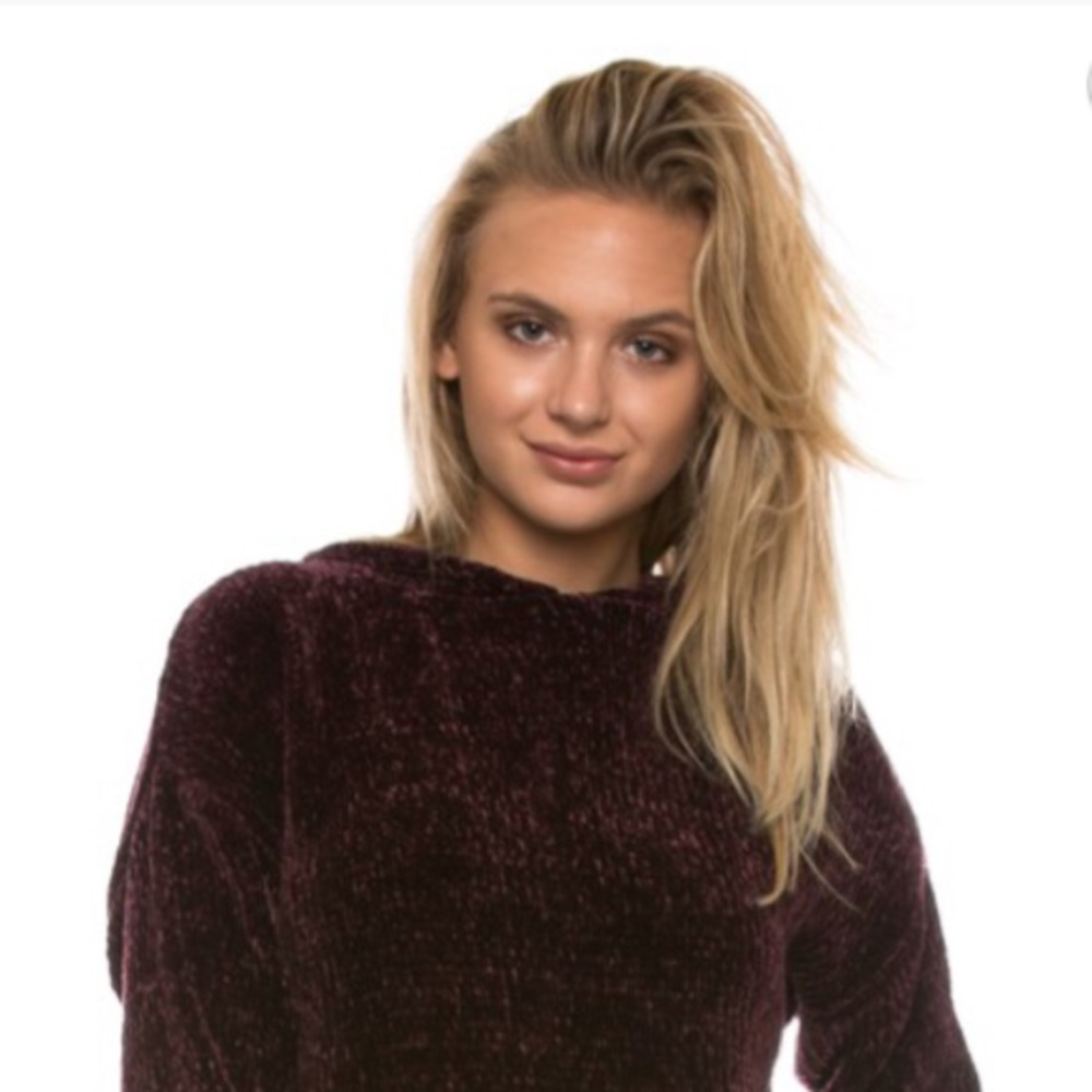 Soft Rib Knit Sweater with Hood